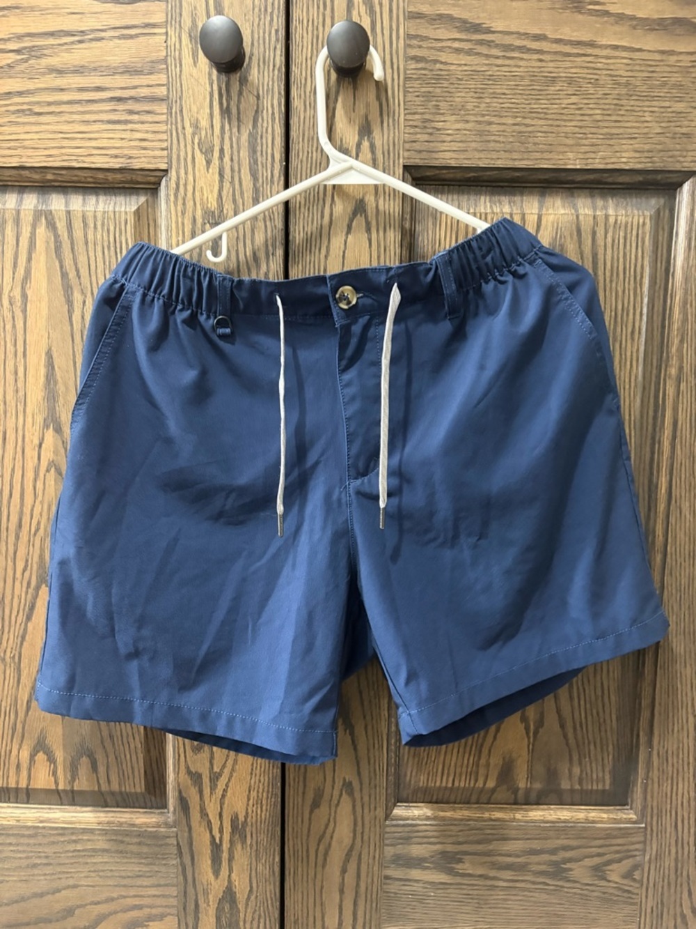 Men's Athletic Drawstring Shorts — Navy Blue